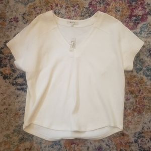 NWT Madewell Ottoman Jacquard Top